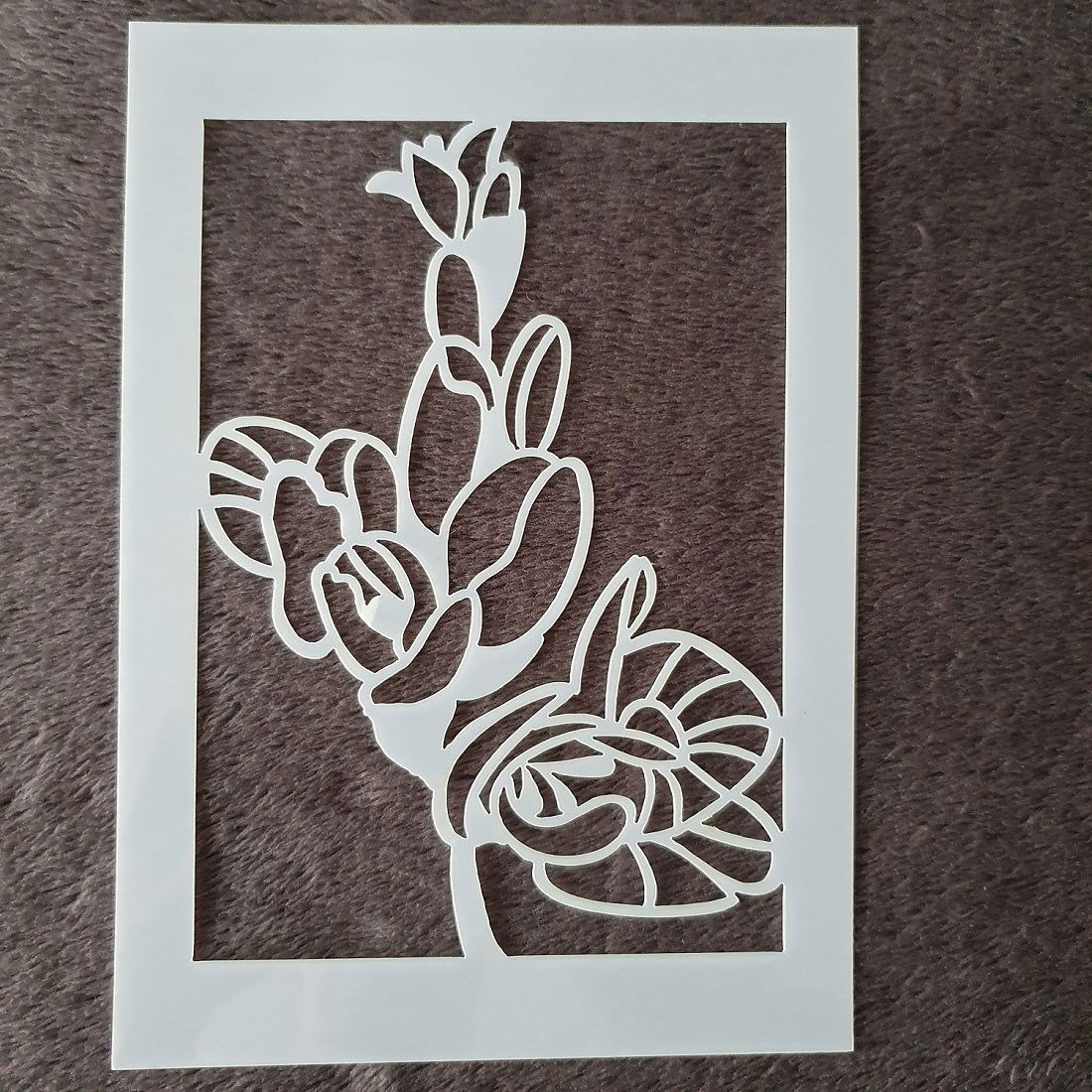 Hobby stencil Bloemen 3 - A5 - Hobby en meer  