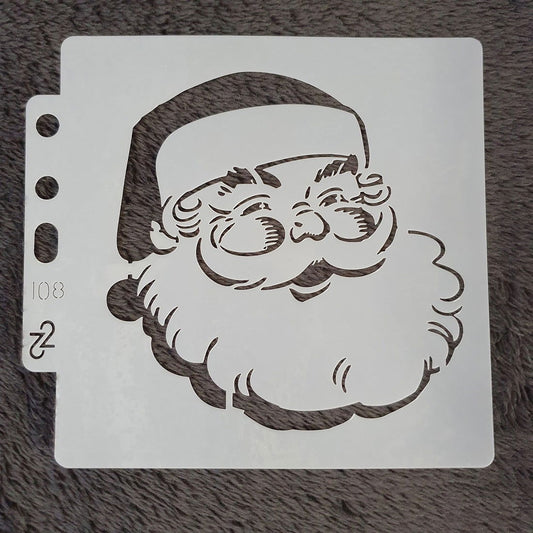 Hobby stencil Kerst - Kerstman  - 13 x 13 - Hobby en meer  
