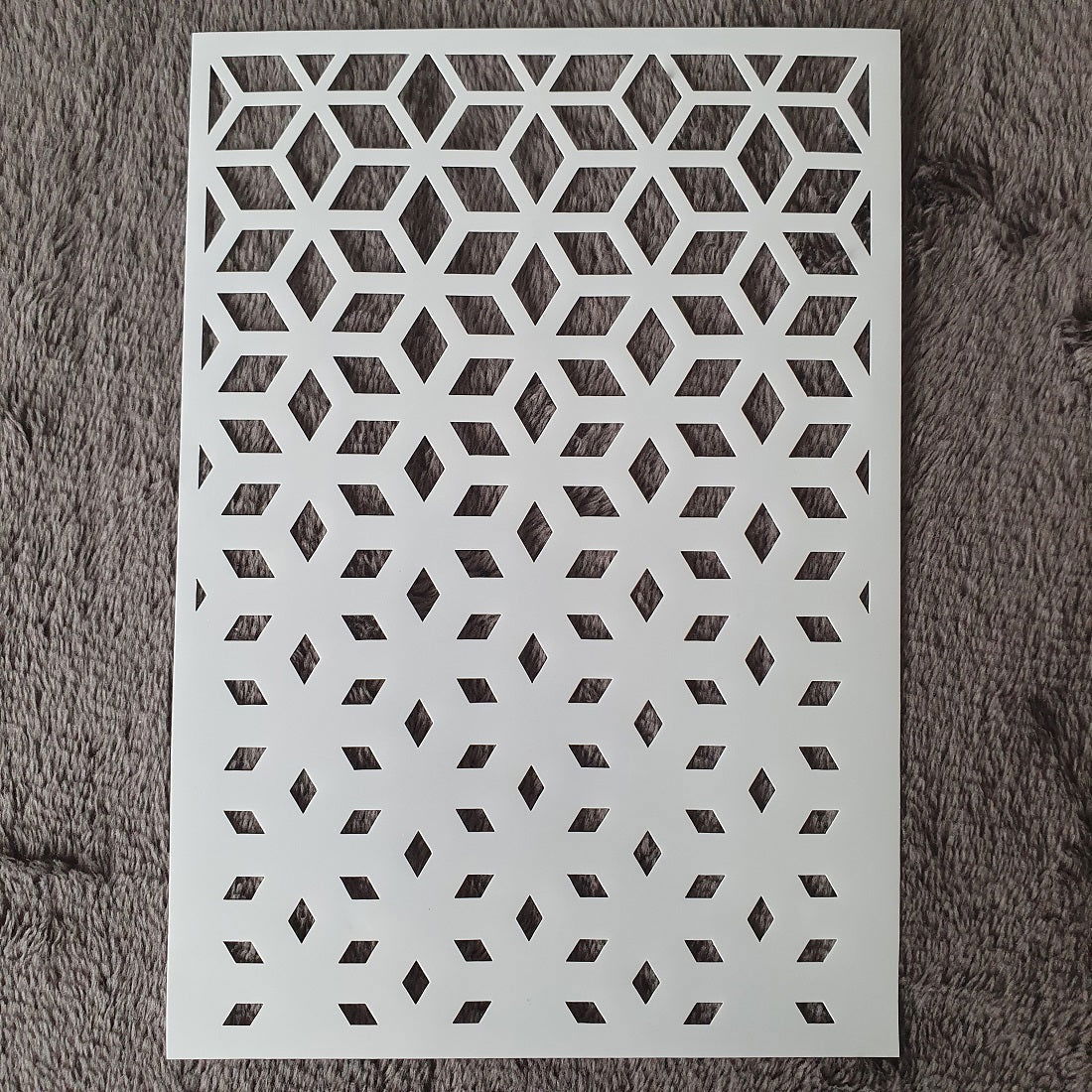 Hobby stencil Kubus / ster - A5 - Hobby en meer  