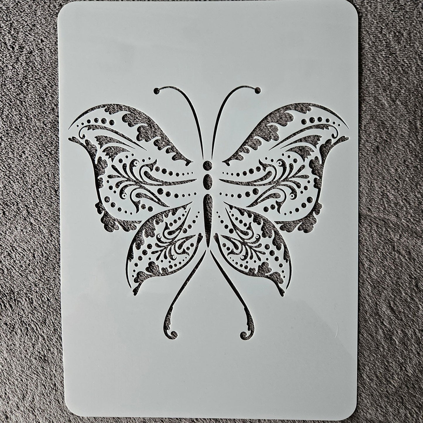 Hobby stencil Vlinder - A4 - Hobby en meer  