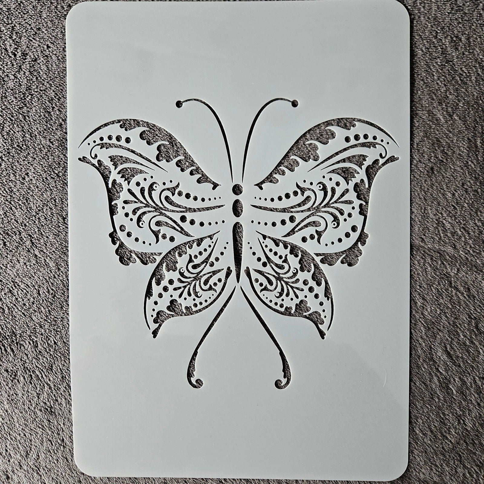 Hobby stencil Vlinder - A4 - Hobby en meer  
